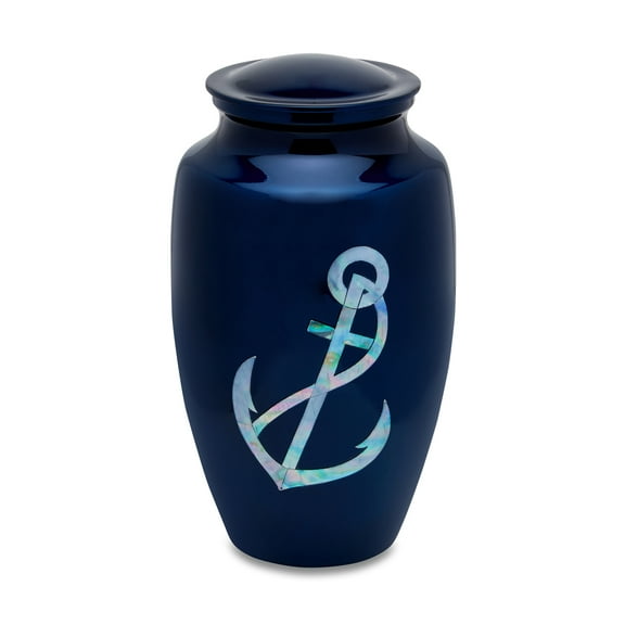 Urnsdirect2u Anchors Away Adult Cremation Urn, 10.75 inches
