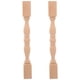 thumbnail image 1 of 2 balaustres de madera, postes decorativos de madera maciza para escaleras, vallas y armarios, balaustres de madera sin pintar, postes de madera tallada, repuestos para muebles de madera., 1 of 7
