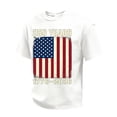 thumbnail image 2 of LNZGNM Mens 250 Anniversary USA Shirt USA Flag 1776-2026 Short Sleeve T-Shirts Star Stripes Graphic Patriotic Shirts Casual Gym Tees Tops,White 4XL, 2 of 4