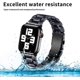 thumbnail image 3 of Compatible with Resin Apple Watch Band 40mm 38mm 41mm Stainless Steel Buckle Waterproof for iWatch Series 6/5/4/3/2/1/SE/7 Replacement Strap for Women, 3 of 4