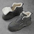 thumbnail image 4 of Botas Tobillo Casuales Zapatos Descalzos Hombres Forrado Cálido para El Invierno, 4 of 9