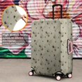 thumbnail image 4 of Beige Leaf Butterfly Pattern Luggage Cover Fashion Suitcase Cover Baggage Covers Fit 25-28 Inch Luggage (Go Travel), 4 of 5