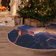 thumbnail image 5 of Sikiie Starry Sky Flying Tiger Nativity Christmas Tree Skirt, Jesus Christian Winter Holiday Tree Mat Decoration(30-48IN)36", 5 of 6