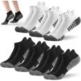 thumbnail image 1 of 7 Pares Calcetines de Hombre, Calcetas de Algodón Transpirables y Antiderrapantes, Tines Deportivas, Gym, Running, Tenis, Escalada, Fútbol y Baloncesto, 1 of 5