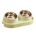 thumbnail image 1 of Ensemble de Bols Surélevés pour Nourriture de Chat avec Bols Amovibles en Acier Inoxydable, Conception Relevée à 15°, Convient à une Utilisation Intérieure et Extérieure, Construction Durable et en Métal, 1 of 4