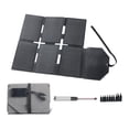 thumbnail image 1 of KFFKFF 60W Foldable Solar Panel Charger, 16BB N-Type Monocrystalline Solar Panel 24% Efficiency, Lightweight Portable with MC4 Output, Type-C, USB-A & DC Ports, 1 of 9
