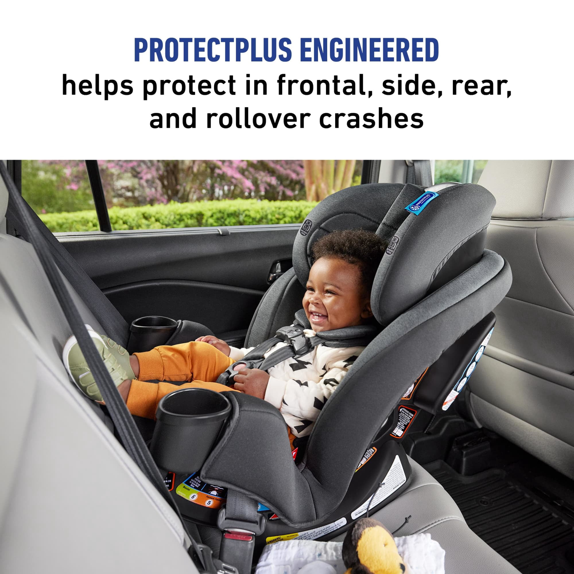 Graco TrioGrow SnugLock 3-in-1 Car Seat, Warren, Black