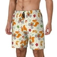 thumbnail image 2 of Fotbe Forest Squirrel Men’s Swim Trunks Quick Dry Swim Shorts Board Shorts with Mesh Lining-Medium, 2 of 9
