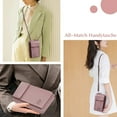 thumbnail image 2 of MUSOIE Small Crossbody Bags for Women Cell Phone Purse Vegan Leather Zip Around Wallet Handbags, 2 of 6