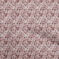 thumbnail image 1 of oneOone Viscose Chiffon Dark Rose Brown Fabric Leaves Sewing Fabric By The Yard Printed Diy Clothing Sewing Supplies 42 Inch Wide, 1 of 4