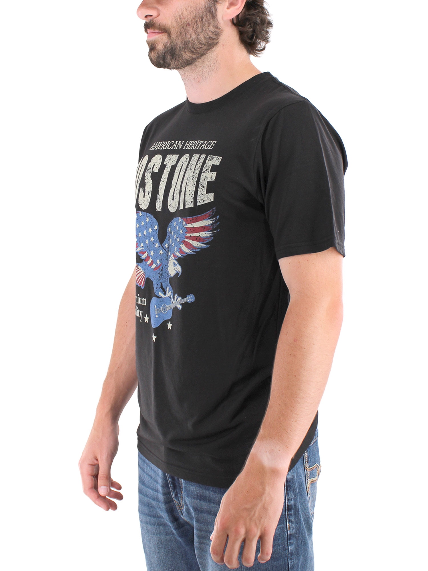 10Stone Anthem Short Sleeve Graphic Tee, Black, S-3XL