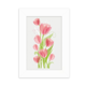 thumbnail image 1 of Planta flor Tulipan ilustración Marco de Fotos de escritorio imagen Blanco Pintura arte 5x7 pulgadas, 1 of 4