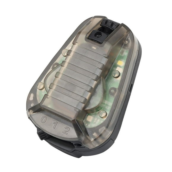 Lámpara de linterna de luz de señal de casco duradero, de faro Cascos estroboscópicos negra Cola Luz de señal