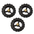 thumbnail image 1 of Diámetro De La Rueda De Acrílico De 3 Piezas Mecanum Wheels Con Acoplamiento Durable Black Sunnimix Rueda Omni Universal, 1 of 7