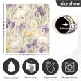thumbnail image 5 of Yayeee Magnetic Dishwasher Cover for The Front Decoration Home Kitchen Machine Sticker Protector, Purple Floral Rabbit, 5 of 6