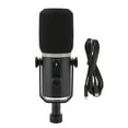 thumbnail image 2 of Microphone Dynamique USB XLR, Écouteurs à Touches Silencieuses Prise USB Cardioïde Microphone Dynamique pour Enregistrement, 2 of 7