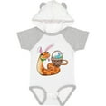 thumbnail image 3 of Inktastic Easter Cute Snake with Basket and Bunny Ears Boys or Girls Baby Bodysuit, 3 of 5