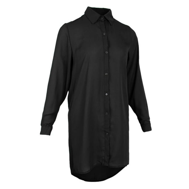 Gasa Manga Larga Suave Cómoda Elegante Mujer 2XL