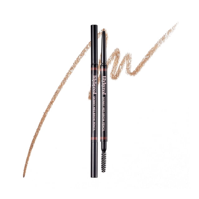 Lápiz para cejas Lilybyred Skinny Mes Ultra-Slim 1,5 mm, color marrón oscuro