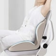 thumbnail image 4 of Memory Sponge L Shaped Integrated Cushion for Relieving Tailbone with Backrest and Ergonomic Support Platform Competitor Friendly Cushion For Chairs and Home, 4 of 4