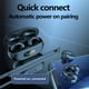 thumbnail image 4 of Auriculares inalámbricos Bluetooth 5.3 con clip para la oreja, impermeables, abiertos, para ciclismo, deportes, con cancelación de ruido, color negro, 4 of 8