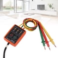 thumbnail image 4 of Probador De Rotación De 3 Fases, Medidor De Secuencia De Fase Peso Ligero De Alta Eficiencia 60V-600V Para El Hogar ANGGREK Three Phase Tester, 4 of 8