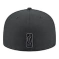 thumbnail image 4 of Men's New Era  Charcoal San Antonio Spurs Tonal Color Pack 59FIFTY Fitted Hat, 4 of 5