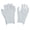 Silver, variant on RotHome Large White Cotton Gloves Anti-Fingerprint Lint-Free for Art Handling, Crafting, Coin Jewelry Handling, Silver Inspection Polishing, 1 Pair