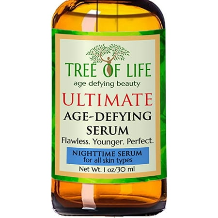 Ultimate Wrinkle Serum - Nighttime - Vitamin C - Retinol - MSM - Hyaluronic Acid - Salicylic Acid - Niacinamide - Vegan, Cruelty Free, Made in the