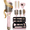 Pink, variant on ELLA BELLA® 6 in 1 Professional Hot Air Styler • Powerful Hair Dryer & Straightener Set • Fast Drying Curling Volumizing Straightening Styling • Includes Protective Travel Case (Champagne)