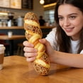 thumbnail image 5 of EGNMCR Home Decor, Room Decor, Wall Decor Simulation Bread Model Fake Shooting Prop Uncompressed Squeezable Slow Window Display Food Decoration Bread Squeeze Toy, 5 of 5
