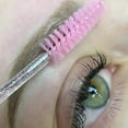 thumbnail image 5 of GMZW 300PCS Eyelash Mascara Brushes, Disposable Lash Spoolies, Crystal Mascara Wands Makeup Kits, for Eyelash Extensions and Eyebrow (Pink), 5 of 7