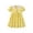 1621Yellow3224, variant on Rggeeun Toddler Girl's Lace Dress Summer Dresses Short Sleeve Tiered Swing Midi Casual Versatile O-Neck Sundress