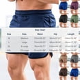 thumbnail image 3 of Men's Mesh Booty Workout Shorts 3 Inch Lightweight Quick Dry Athletic Sportswear Gym Workout Retro Running Short Shorts Dark Blue, 3 of 5