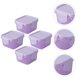 thumbnail image 2 of 4pcs Mini cajas de fresco de mantenimiento de frescos Contenedores de verduras conjuntamente Caja de condimentos, 2 of 5
