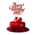 thumbnail image 1 of Adorno para tartas IPAIDUI, feliz día de San Valentín, 10 unidades, purpurina roja, 1 of 5
