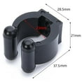 thumbnail image 1 of Billiards Snooker Cue Locating Clip Holder Regular Black Pool Cue Wall Mount Racks 23/17/14mm Optional Fishing Rod Storage Rack L, 1 of 6