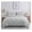 Light Gray, variant on Berlin Olive Green Pinch Pleat Full Comforter Set, 3-Piece (Comforter and Pillow Shams) - Soft Pintuck, Lightweight All Season Microfiber Bedding