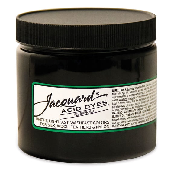 Jacquard Acid Dye - Emerald, 8 oz
