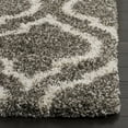 thumbnail image 3 of SAFAVIEH Hudson Louise Plush Geometric Shag Area Rug, Grey/Ivory, 2' x 3', 3 of 6