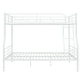thumbnail image 4 of Bellemave Full XL Over Queen Metal Bunk Bed, Metal Bunk Bed Can Be Divided into Two Beds, Heavy Duty Queen Bunk Bed Frame for Kids Teens Adults(White), 4 of 9