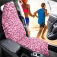 thumbnail image 4 of POLERO Cooling Sweat Carseat Protector Waterproof, Compatible with Truck Seat Van, Car Seat Cover Fit for SUVs Vehicle(Pink Heart Leopard Print 1pcs), 4 of 9