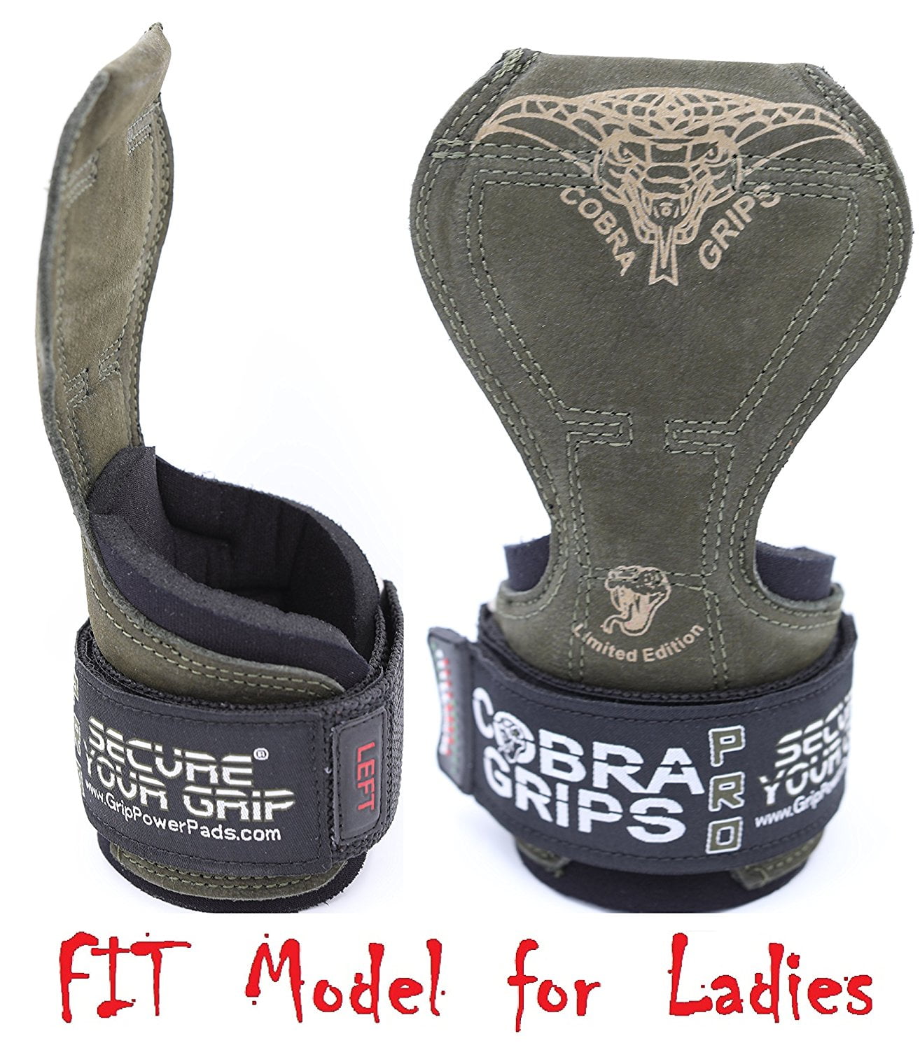 Cobra Grips PRO Weight Lifting Gloves Heavy Duty Straps Alternative