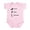 Petal Pink, variant on CafePress - Crawl Walk Waterski Body Suit - Baby Light Bodysuit, Size Newborn - 24 Months