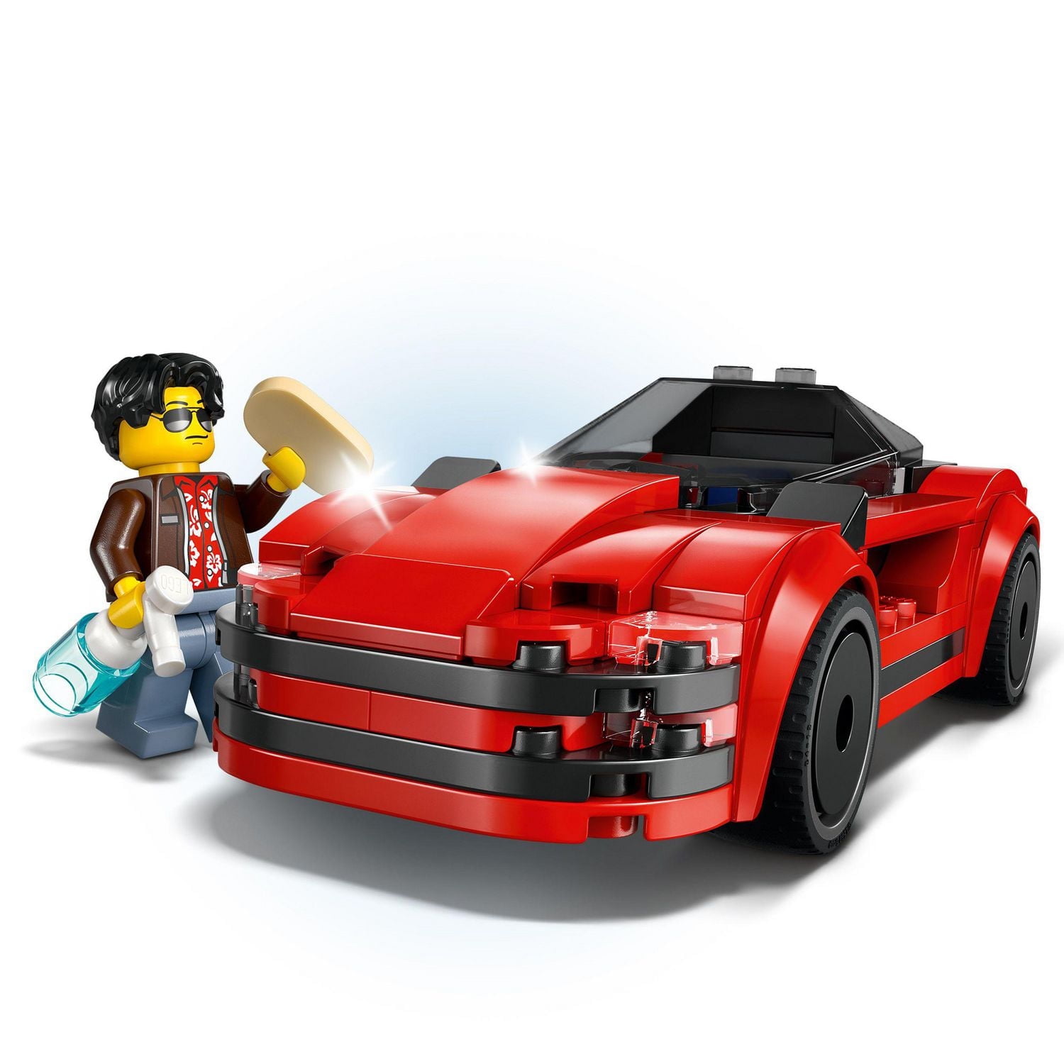 LEGO City Great Vehicles La voiture de sport rouge 60448 Ensemble de construction (109 pièces)
