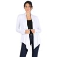 thumbnail image 1 of Simlu Cárdigans blancos para mujer Cárdigan blanco de talla grande y cárdigan ligero blanco Reg cárdigan grande, 1 of 5