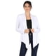 thumbnail image 1 of Simlu Cárdigans blancos para mujer Cárdigan blanco de talla grande y cárdigan ligero blanco Reg cárdigan grande, 1 of 5