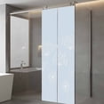 thumbnail image 3 of Blue Dandelion Window Privacy Film, Spring Modern Minimalist Country Flower Static Cling UV Sun Blocking Heat Control Window Tint Day and Night, Non-Adhesive One Way Privacy Cover 29.5''x78.7'', 3 of 7