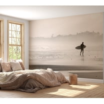 Beach Non-pasted Wallpaper Wall Mural - Surfer by the Ocean