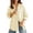 A157 Yellow, variant on Auralook Oversized Striped Button Down Shirts for Women Linen Shirt Long Sleeve Collared Blouses with Pocket Beach Vacation Outfit,Yellow,XXL